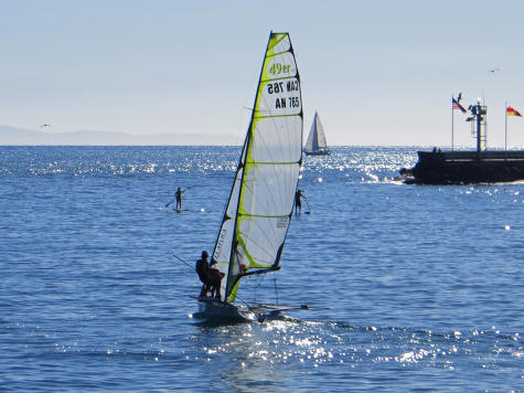 Pacific Ocean near Santa Barbara Airport